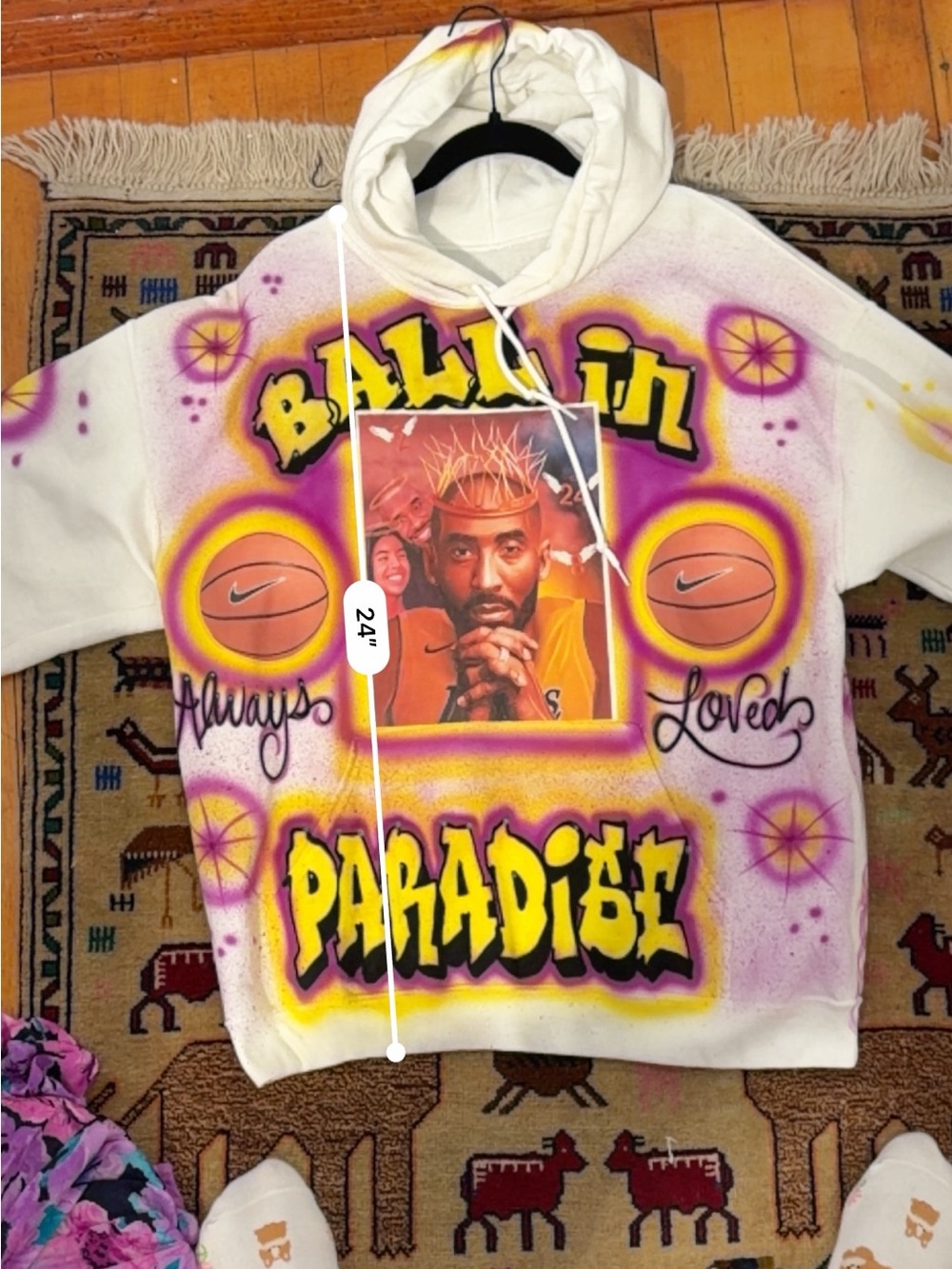 One of a Kind Kobe Bryant Tribute Hoodie Ballin Paradise
